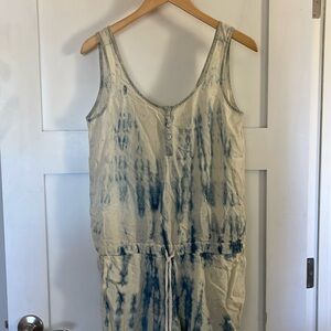 Cloth & Stone indigo shibori jumpsuit